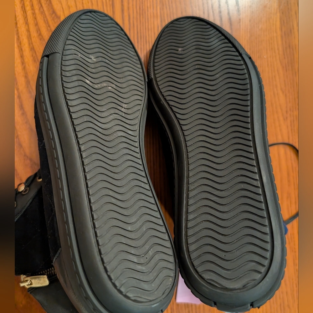 Valentina Rangoni Black Leather/Quilted Booties - Size 6.5M - Picture 9 of 12